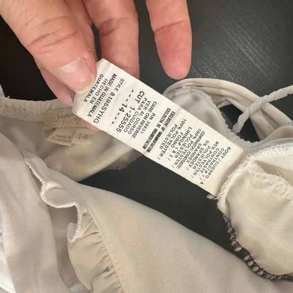 VINTAGE Sequin Hearts Party Dress Black & White Formal Fancy - size 14 - Picture 9 of 9